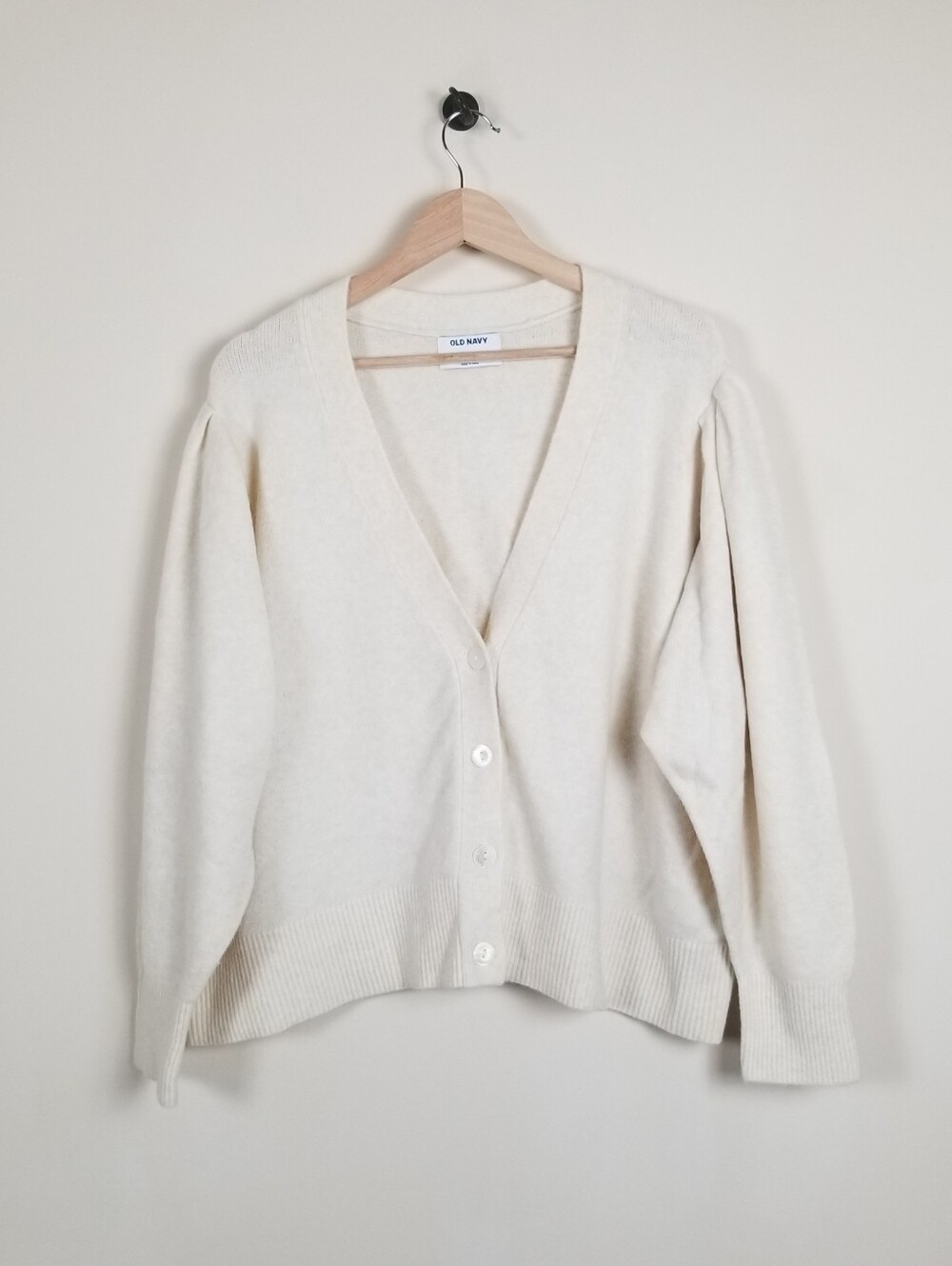 Old Navy V-Neck Cardigan Sweater 3% Wool Size XXL